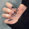 12 Sizes-24 Pcs Press On Nails Z676