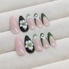 12 Sizes-24 Pcs Press On Nails Z944