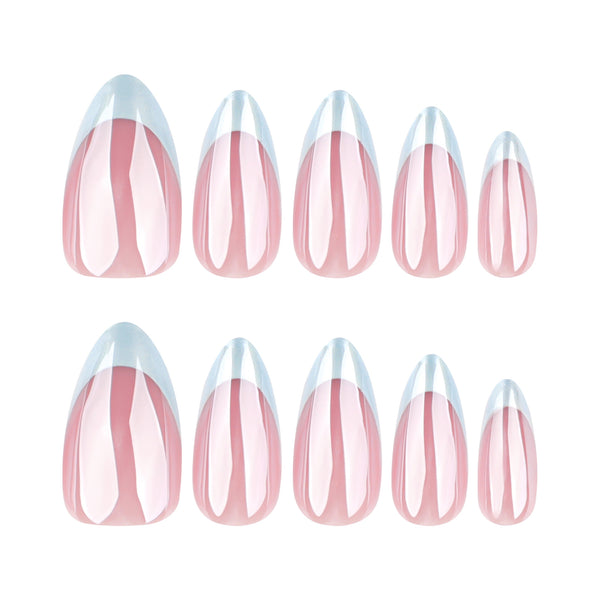 12 Sizes-24 Pcs Press On Nails JP4323