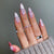 12 Sizes-24 Pcs Press On Nails JP3136