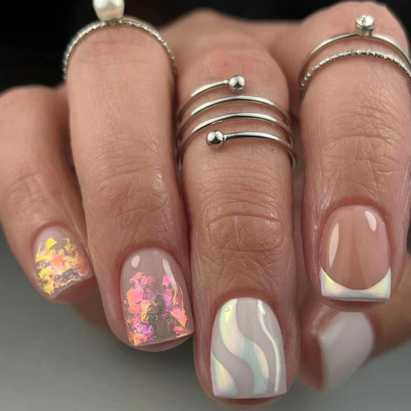 12 Sizes-24 Pcs Press On Nails W1206