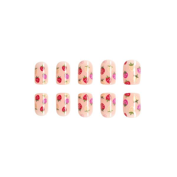 12 Sizes-24 Pcs Press On Nails C306