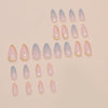 12 Sizes-24 Pcs Press On Nails W1695