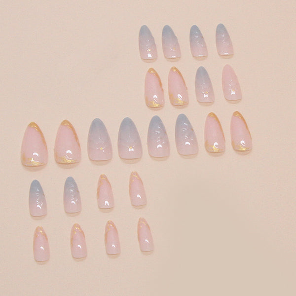 12 Sizes-24 Pcs Press On Nails W1695