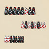12 Sizes-24 Pcs Press On Nails Y1701