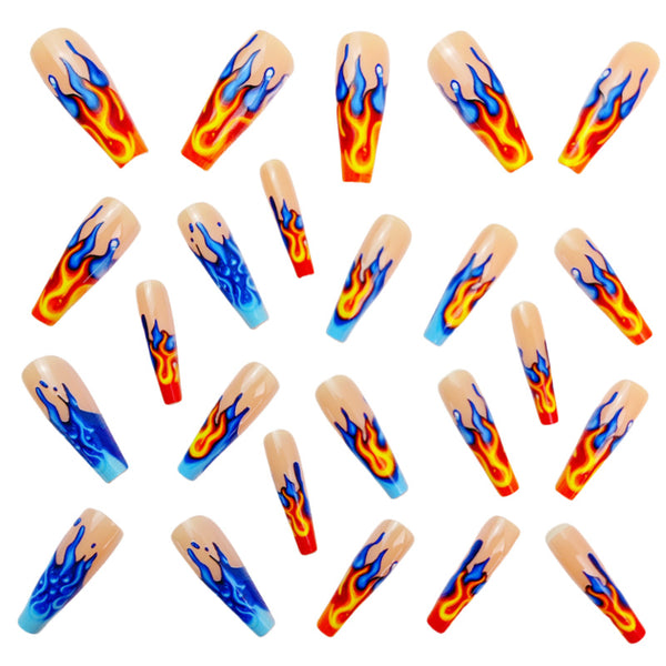 12 Sizes-24 Pcs Press On Nails Y652
