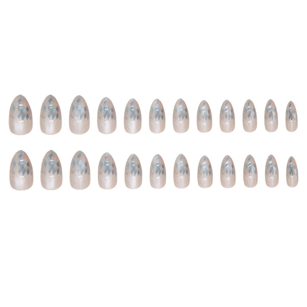 12 Sizes-24 Pcs Press On Nails MY059