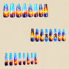 12 Sizes-24 Pcs Press On Nails Y449