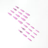 12 Sizes-24 Pcs Press On Nails JP1276