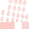 12 Sizes-24 Pcs Press On Nails JP3378