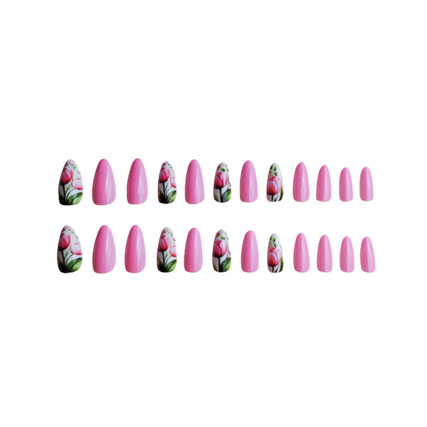 12 Sizes-24 Pcs Press On Nails Y220