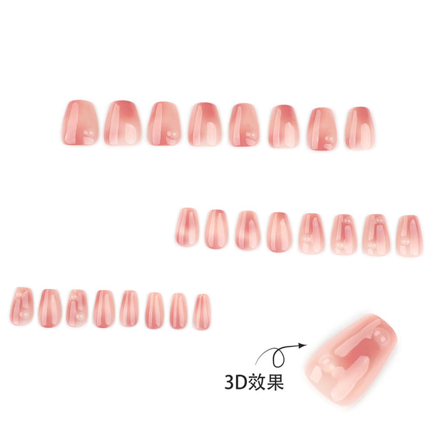 12 Sizes-24 Pcs Press On Nails JP4099