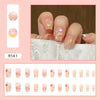 12 Sizes-24 Pcs Press On Nails R563