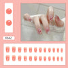 12 Sizes-24 Pcs Press On Nails R842
