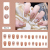 12 Sizes-24 Pcs Press On Nails R672