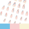 12 Sizes-24 Pcs Press On Nails JP1688