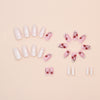 12 Sizes-24 Pcs Press On Nails W1712