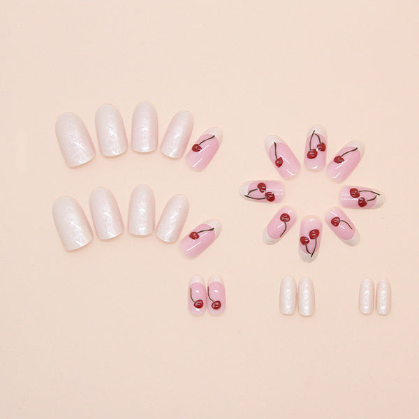 12 Sizes-24 Pcs Press On Nails W1712