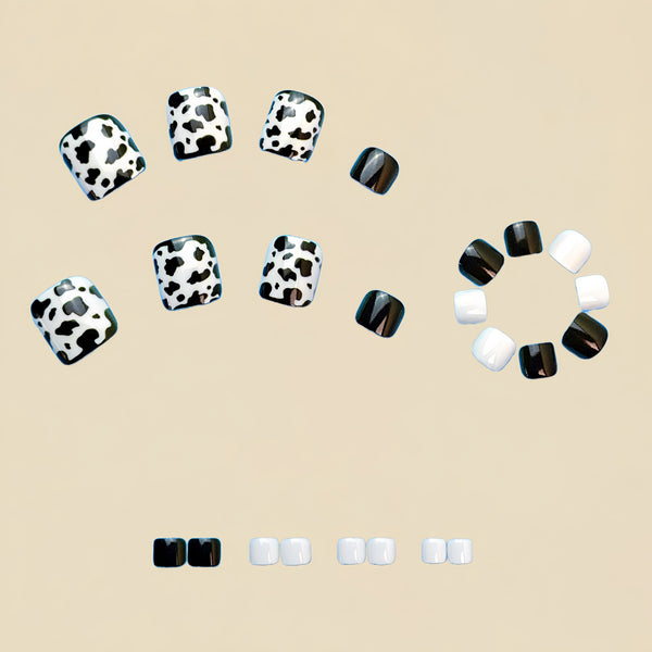 12 Sizes-24 Pcs Press On Nails Y715