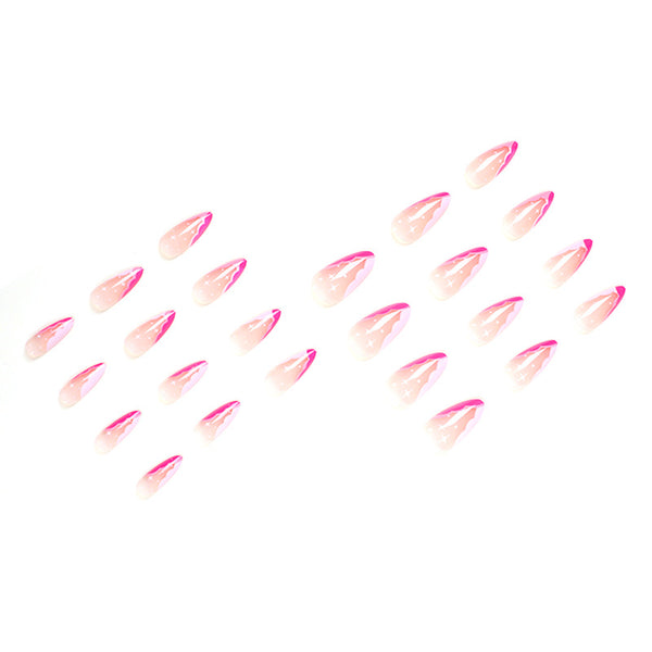 12 Sizes-24 Pcs Press On Nails JP1600