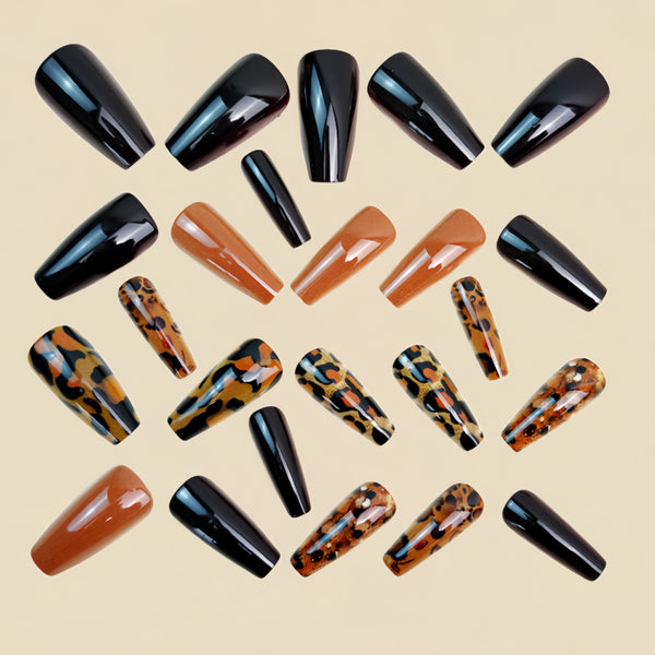 12 Sizes-24 Pcs Press On Nails Y1755