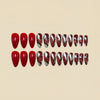 12 Sizes-24 Pcs Press On Nails Y1530