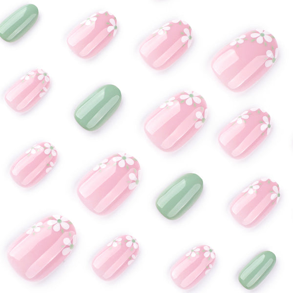 12 Sizes-24 Pcs Press On Nails JP3782