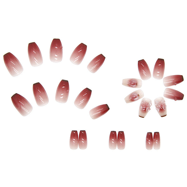 12 Sizes-24 Pcs Press On Nails Z311