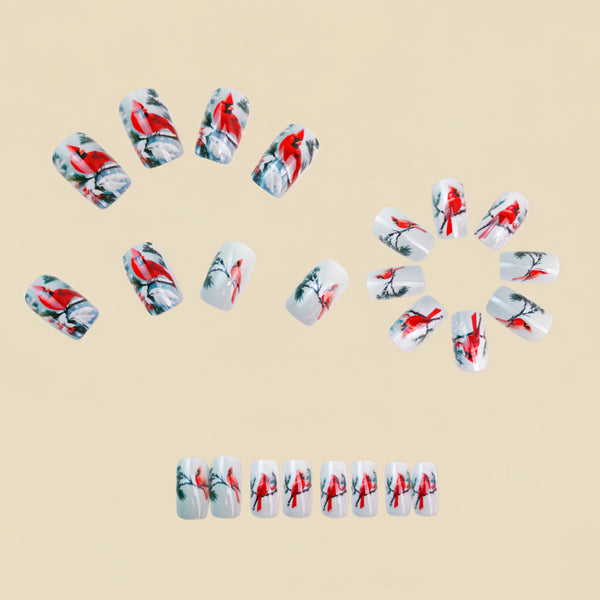12 Sizes-24 Pcs Press On Nails Y1616