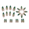 12 Sizes-24 Pcs Press On Nails Y1740