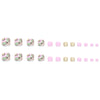 12 Sizes-24 Pcs Press On Nails Y052