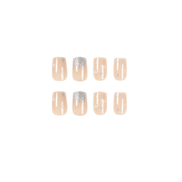 12 Sizes-24 Pcs Press On Nails JP1034
