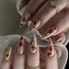 12 Sizes-24 Pcs Press On Nails W1911