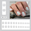 12 Sizes-24 Pcs Press On Nails W1179