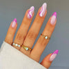 12 Sizes-24 Pcs Press On Nails W205