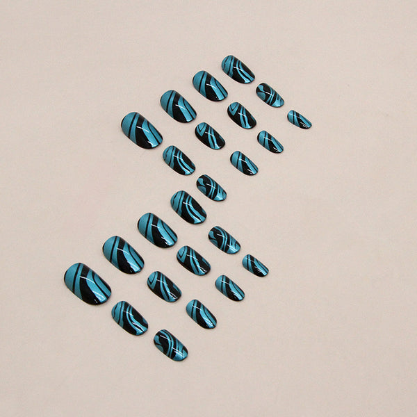 12 Sizes-24 Pcs Press On Nails W763