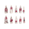 12 Sizes-24 Pcs Press On Nails JP2765