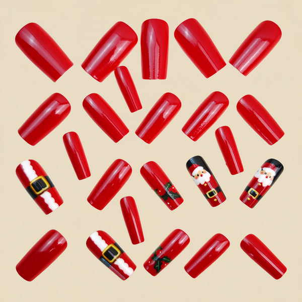 12 Sizes-24 Pcs Press On Nails Y1406