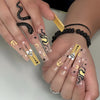 12 Sizes-24 Pcs Press On Nails Y079