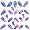 12 Sizes-24 Pcs Press On Nails Y1077