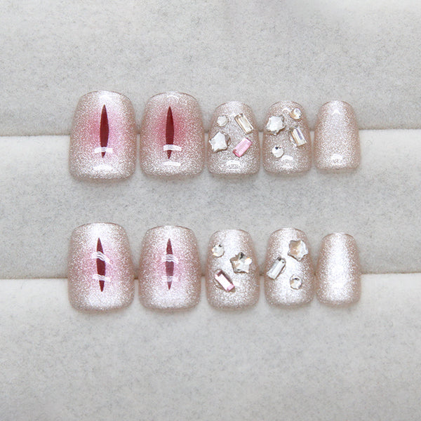 12 Sizes-24 PcsPress On Nails MY101