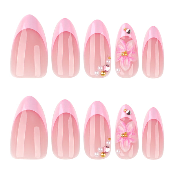 12 Sizes-24 Pcs Press On Nails JP3925