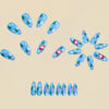 12 Sizes-24 Pcs Press On Nails Y1308