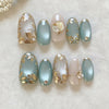 12 Sizes-24 Pcs Press On Nails MY204
