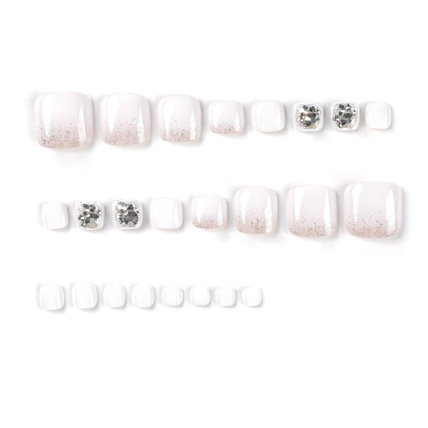 12 Sizes-24 Pcs Press On Nails JP2432