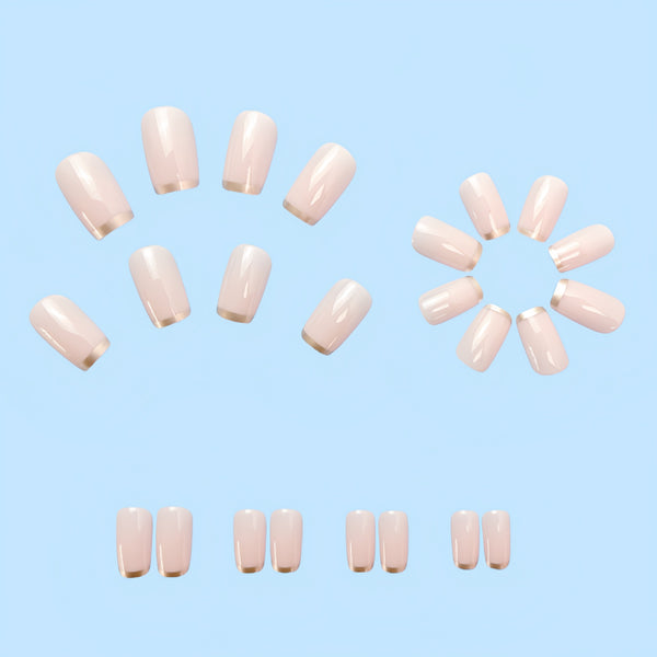 12 Sizes-24 Pcs Press On Nails Y540