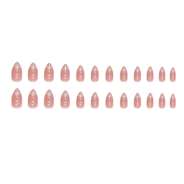 12 Sizes-24 Pcs Press On Nails W285