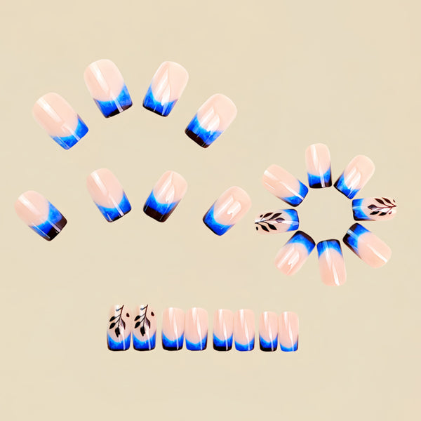 12 Sizes-24 Pcs Press On Nails Y1767