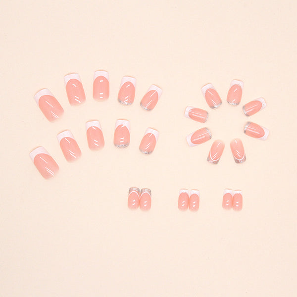 12 Sizes-24 Pcs Press On Nails W304
