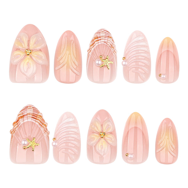 12 Sizes-24 Pcs Press On Nails JP4340
